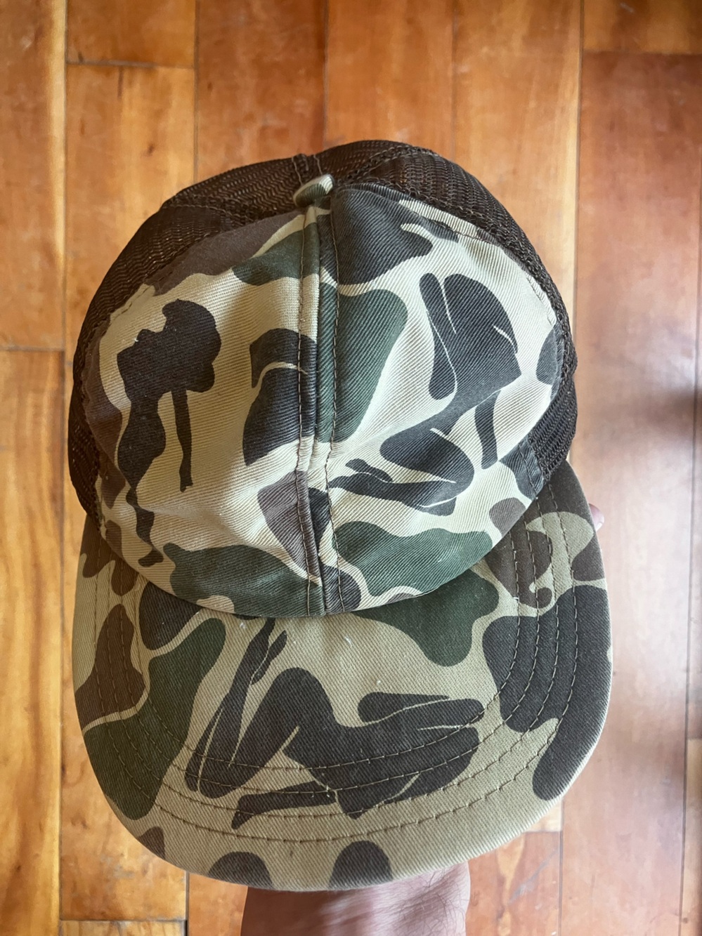 Sexy Camo Trucker Hat - Green & Brown